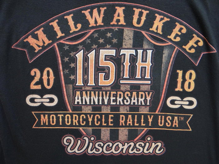 Milwaukee 115th Anniversary Motorcycle Rally USA Women's T Shirt2