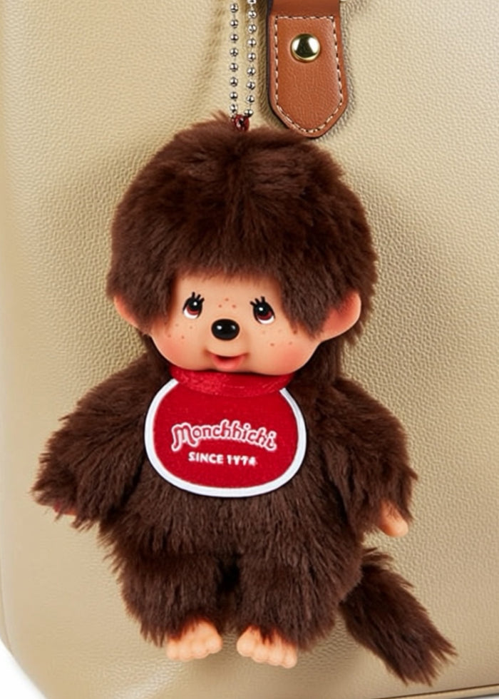Monchhichi-Kun Classic Plush Mascot Keychain