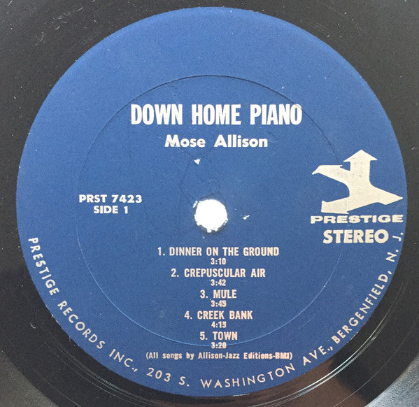 Mose Allison - Down Home Piano (LP) [US] 1966 RP
