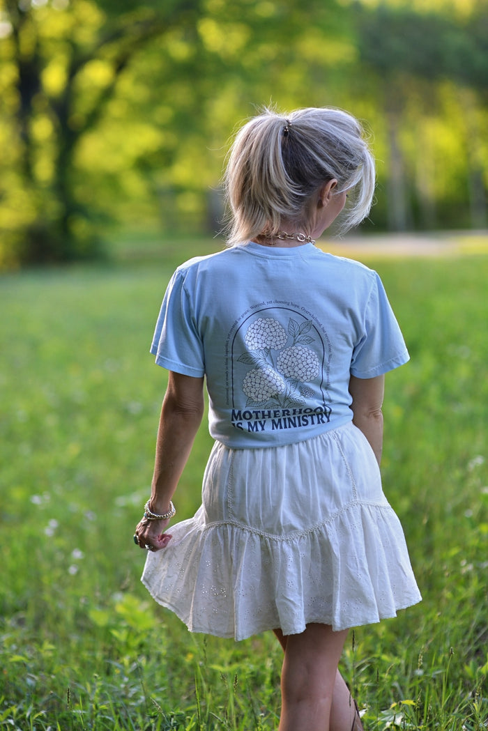 Motherhood Is My Ministry {Comfort Colors}