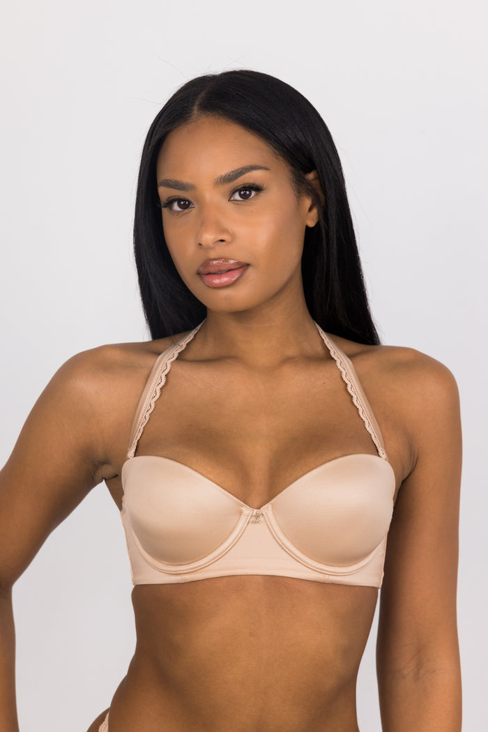 LILUNDERWEAR Muse Balconnet Sans Bretelles Beige - balconnet détail
