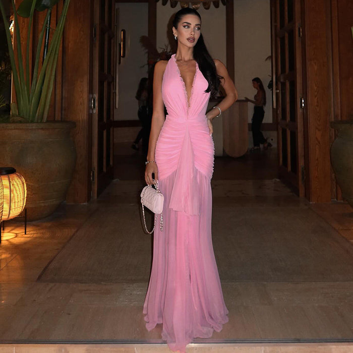 Mysha Maxi Dress - Pink