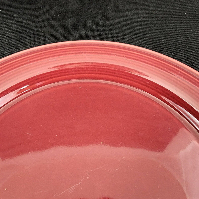 Nancy Calhoun Salad Plate Raspberry Red Set of 2 Ceramic Stoneware Round 8"