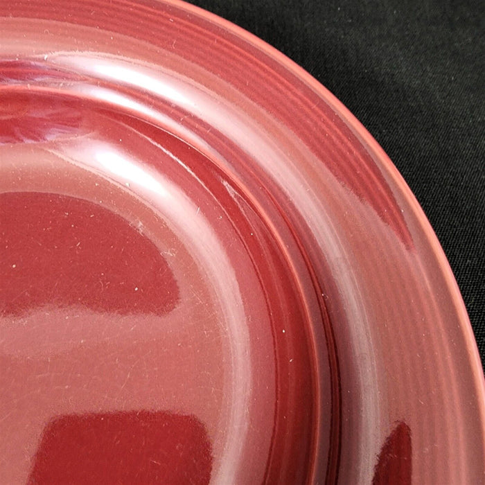 Nancy Calhoun Soup Bowl Raspberry Red Set of 4 Ceramic Stoneware Round 8"