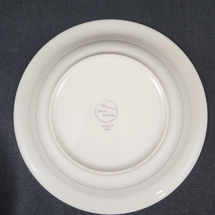 Nancy Calhoun Vanilla White Soup Bowl Ceramic Stoneware Round 8 inch Set of 2