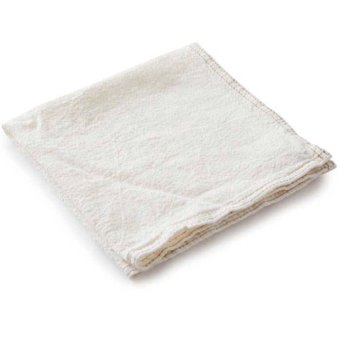 NAPKIN EMPREINTE, WHITE SET OF 6