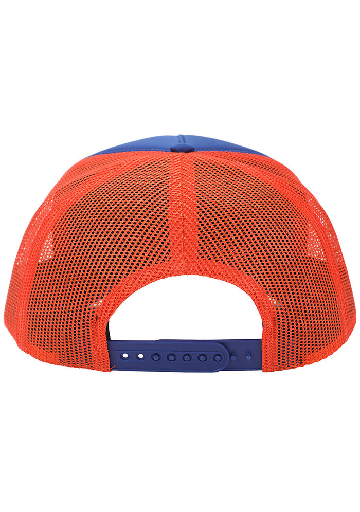 Bioworld Naruto Ichiraku Ramen Contrast Trucker Hat in blue orange — back view
