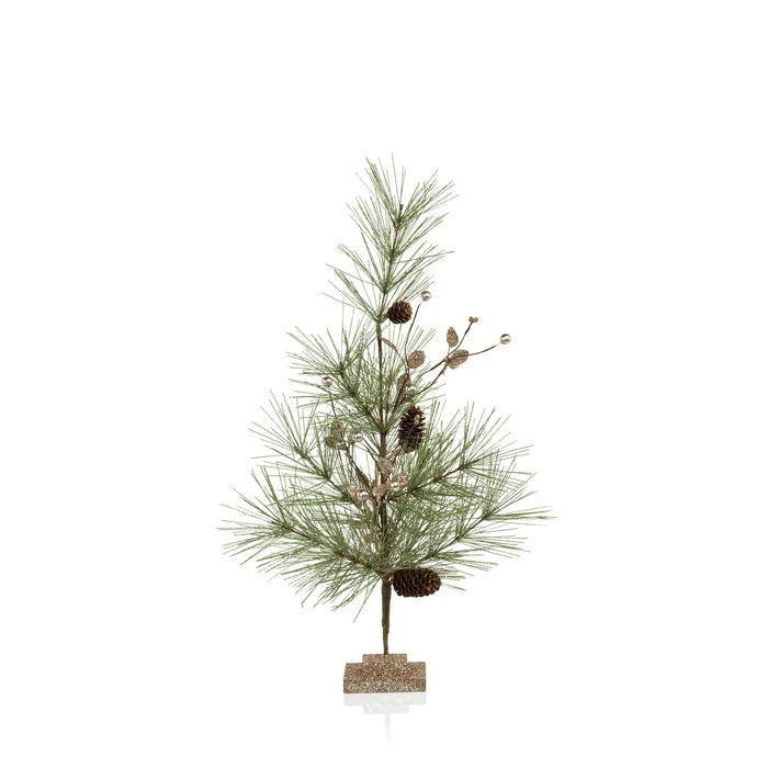 NEEDLE PINE TREE PINECONES 23"