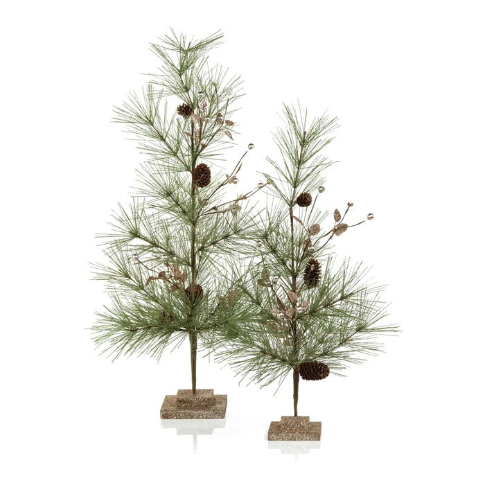 NEEDLE PINE TREE PINECONES 23"