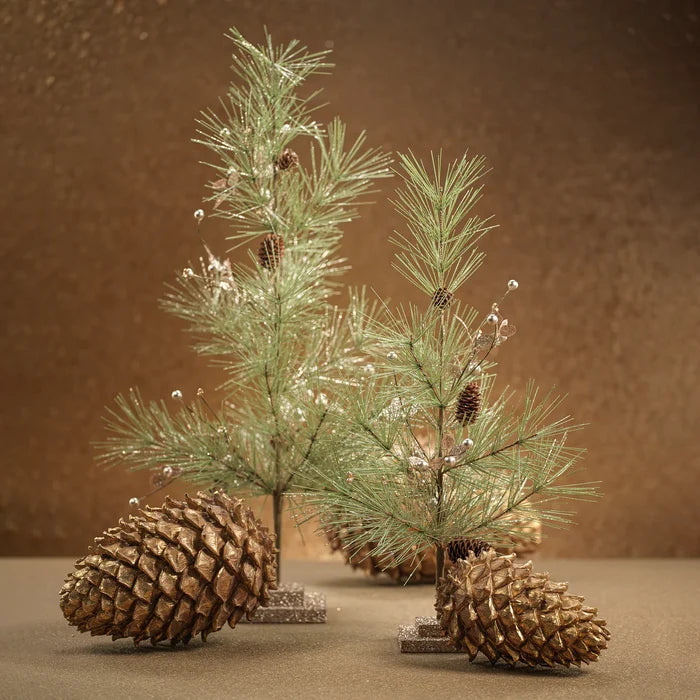 NEEDLE PINE TREE PINECONES 23"