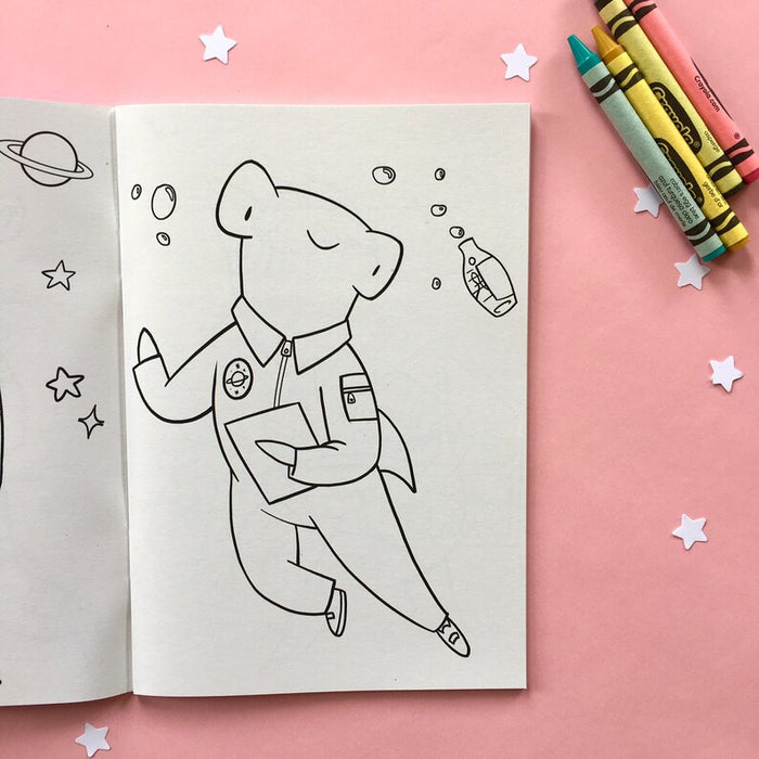 Nethery Engblom: Slumber Party Chameleon Coloring Book