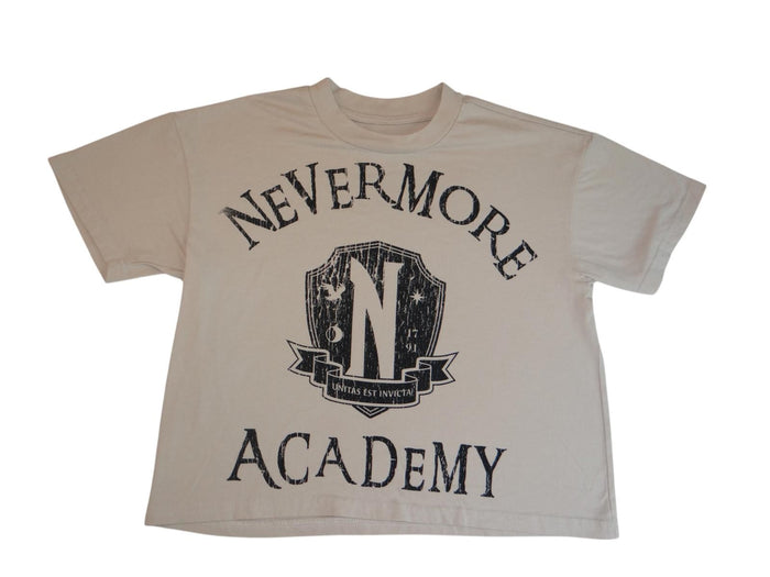 Nevermore Academy Cropped T Shirt from Wednesday Series   XS0