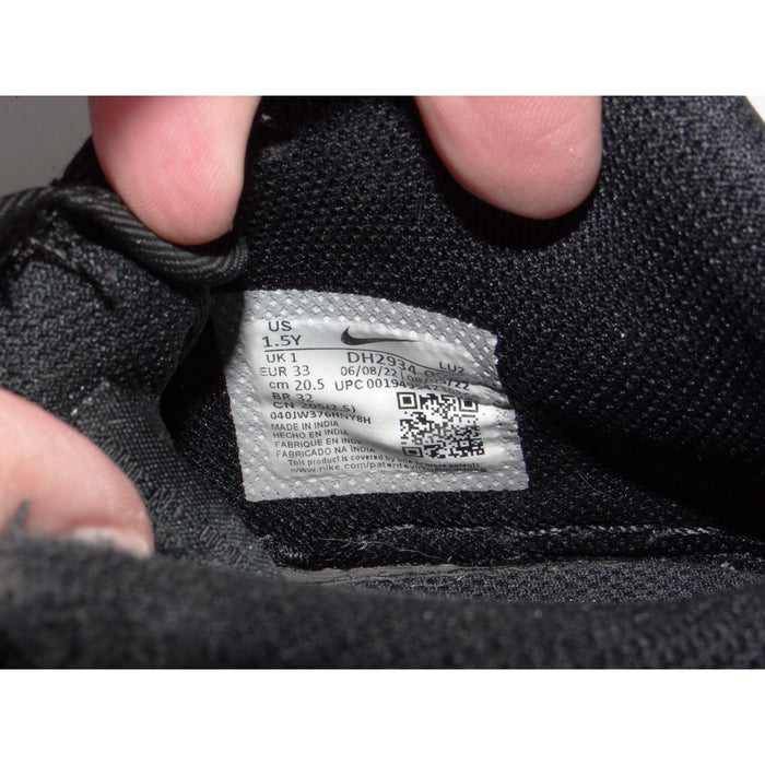Nike Air Force 1 Mid Triple Black Leather Sneakers Mid Top Shoes 315123 0012