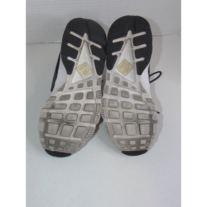 Nike Air Huarache Run Ultra Mens Black White Leather Running Shoes 819685 0012