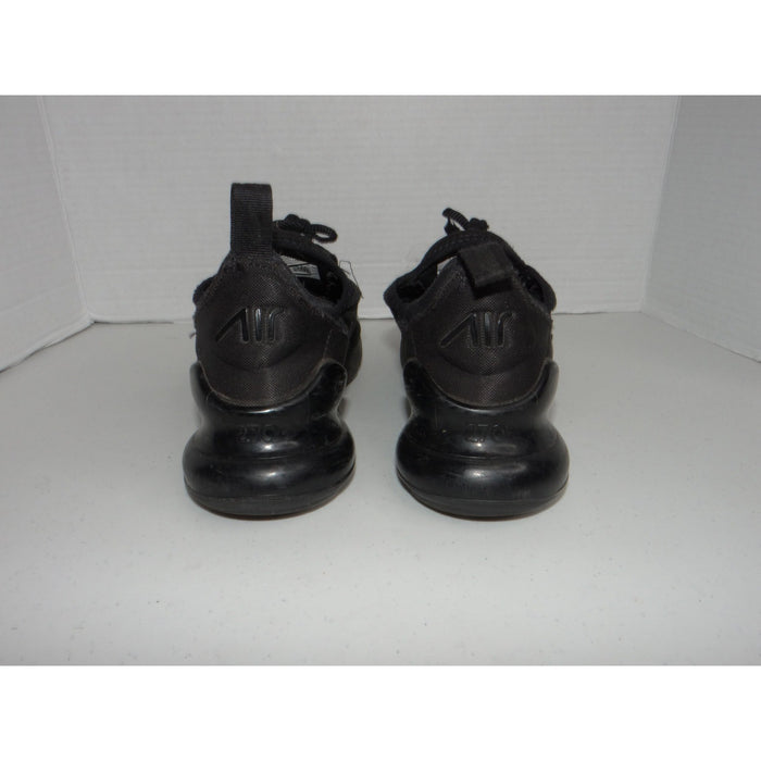 Nike Air Max 270 Triple Black Kids Running Shoes BQ5776 001 Size 4.5Y Mens 4.57