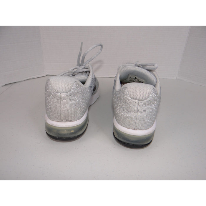 Nike Air Max Sequent 2 Wolf Grey Black Running Shoes 852461 002 Mens 9.56