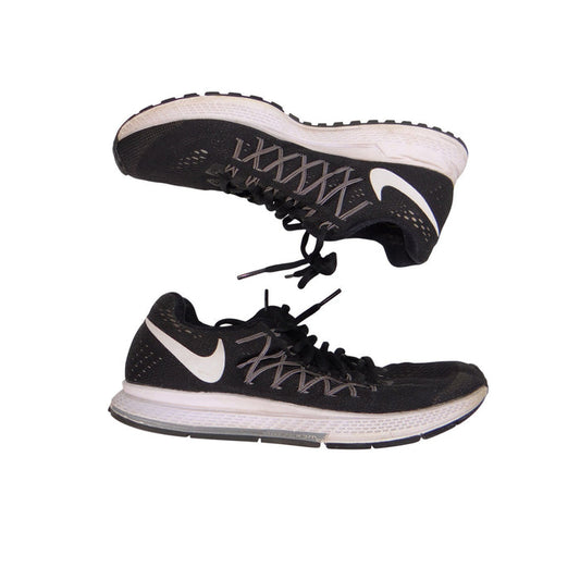 Nike Air Zoom Pegasus 32 Womens Running Shoes Black White 749344 001 Size 7.50