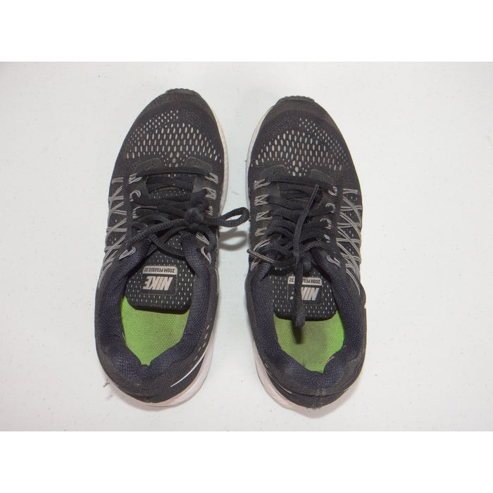 Nike Air Zoom Pegasus 32 Womens Running Shoes Black White 749344 001 Size 7.55