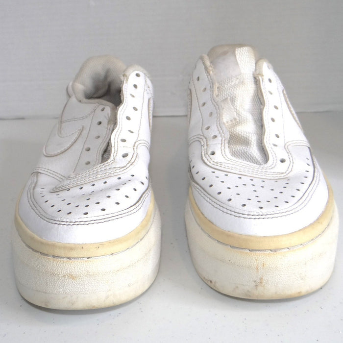 Nike Court Vision Alta Womens 8 White Platform Sneakers Rainbow Logo3