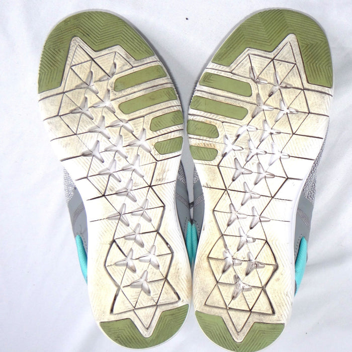 Nike Flex Experience RN 8 Womens Running Shoes Grey Teal Purple Size 5.56