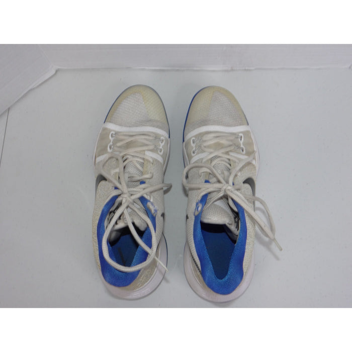 Nike Kyrie 3 White Black Hyper Cobalt Basketball Shoes 852395 102 Mens 9.56