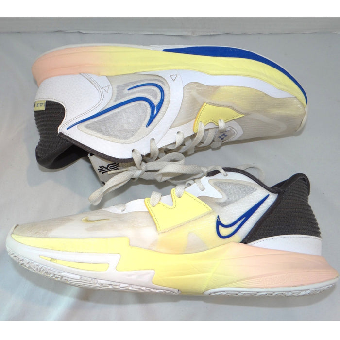 Nike Kyrie Flytrap 5 Mens Basketball Shoes White Blue Yellow Size 9.51