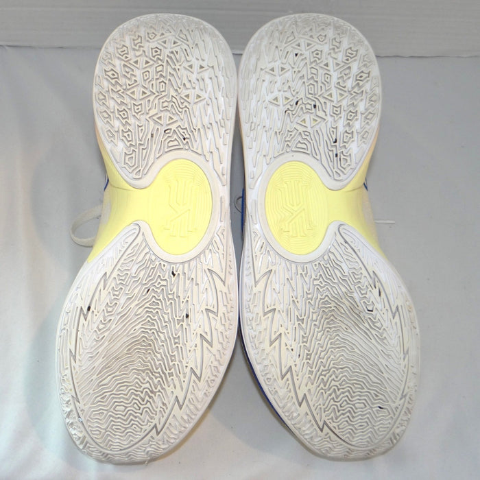 Nike Kyrie Flytrap 5 Mens Basketball Shoes White Blue Yellow Size 9.56