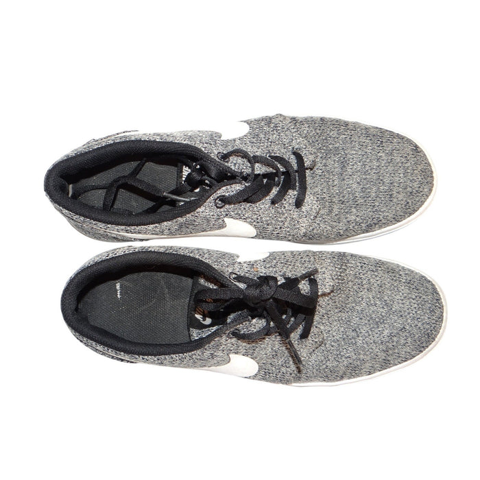 Nike Mens Shoes Gray White Knit Lace Up Athletic Sneakers Size 9.53