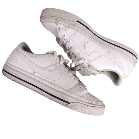 Nike Sport Shoes DH3161 101 White Lace Up Sneakers Youth Size 6.50