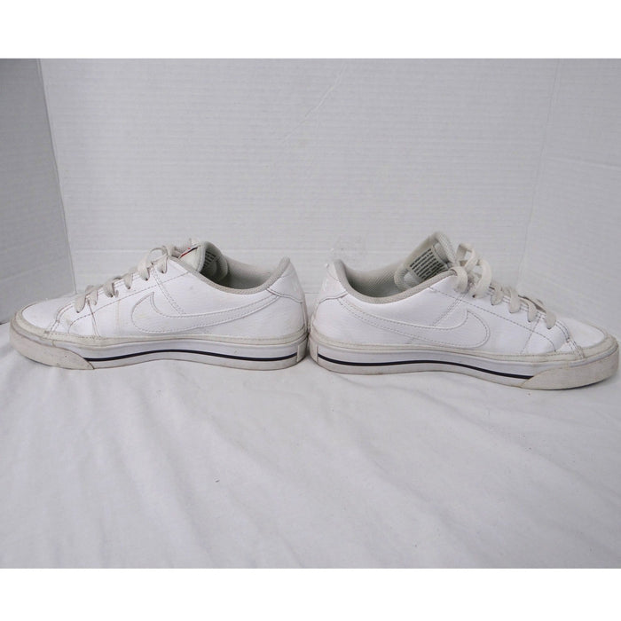 Nike Sport Shoes DH3161 101 White Lace Up Sneakers Youth Size 6.55