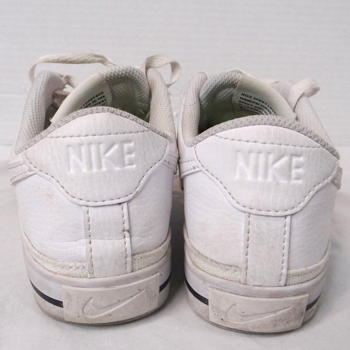 Nike Sport Shoes DH3161 101 White Lace Up Sneakers Youth Size 6.57