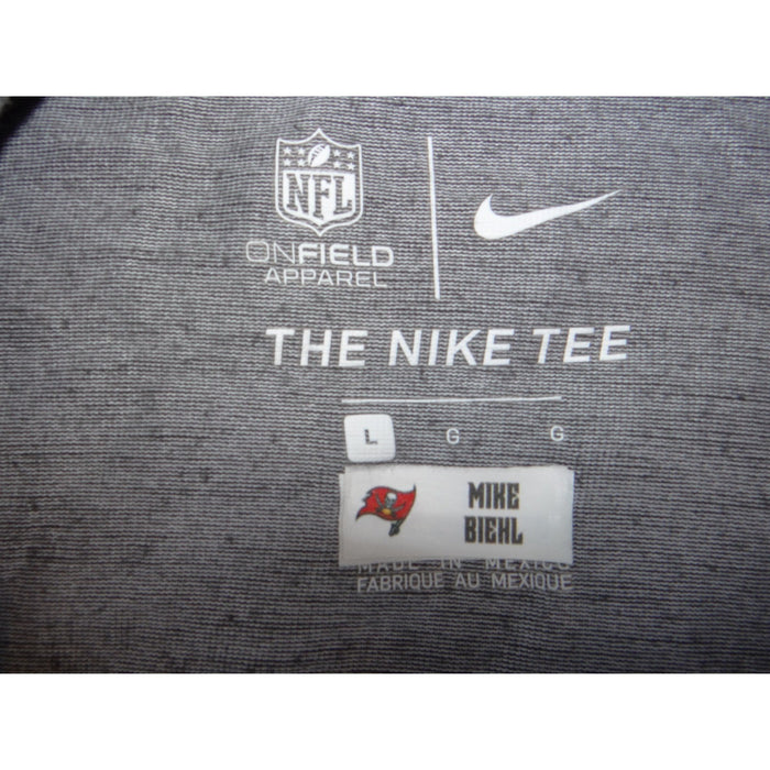 Nike Tampa Bay Buccaneers NFL Onfield Dri FIT Sleeveless Hoodie Gray Mens Large2
