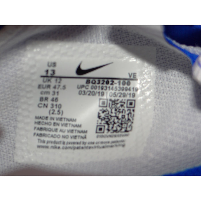 Nike Zoom Gravity Mens Running Shoes White Game Royal Blue BQ3202 100 Size 136