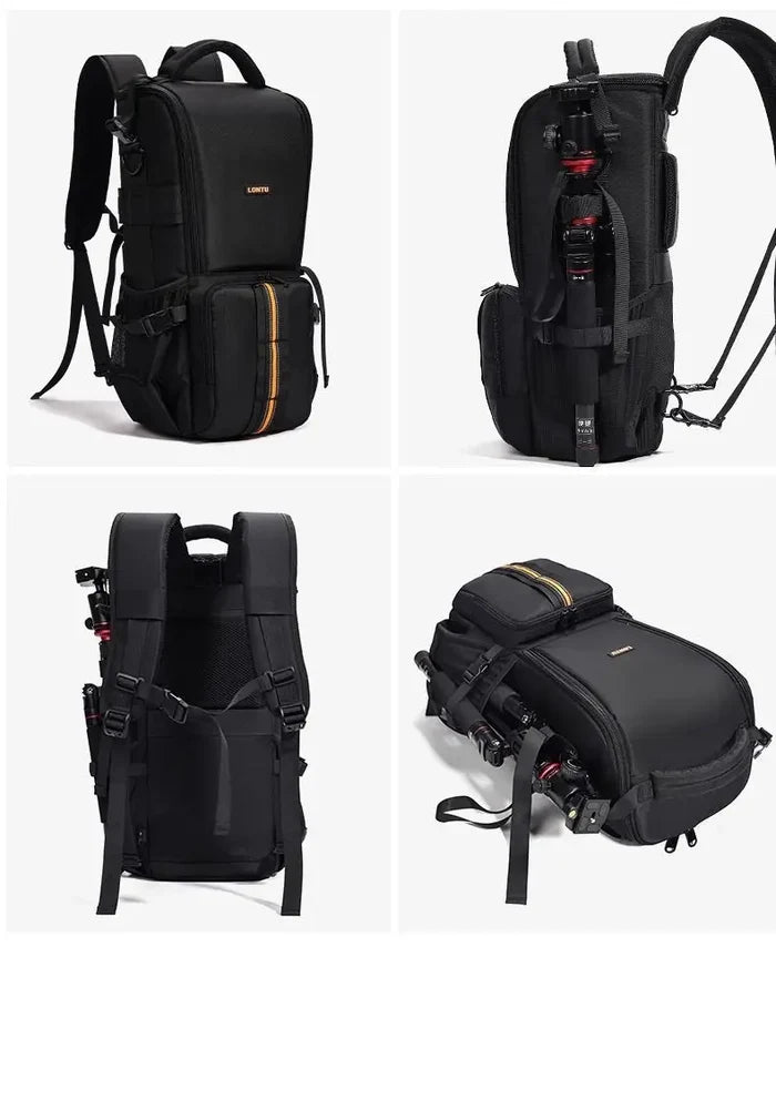 NNEOBA Waterproof Photography Camera Backpack Black