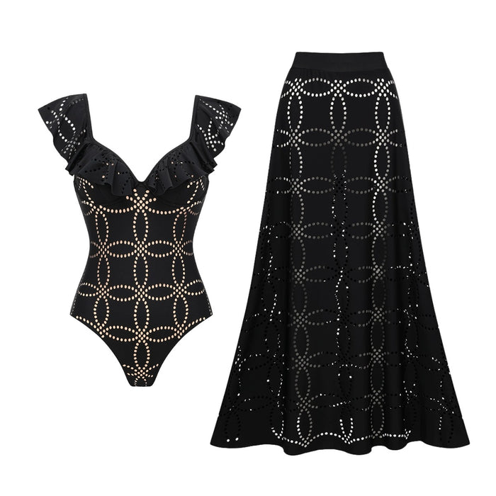 Noctis Swimsuit Set - Black