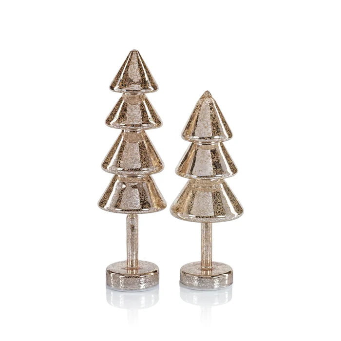 NOEL SPARKLE SPRUCE LED TREE- GOLD 15.75