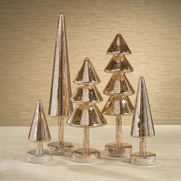 NOEL SPARKLE SPRUCE LED TREE- GOLD 18