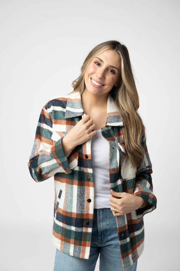 Norah Shacket - Harvest Plaid