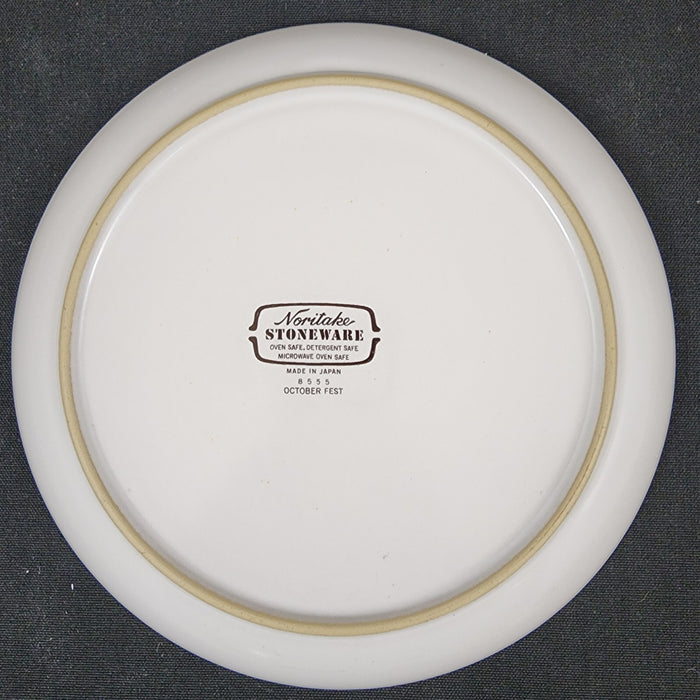 Noritake October Fest Soup Bowl Stoneware Brown Blue Yellow Floral