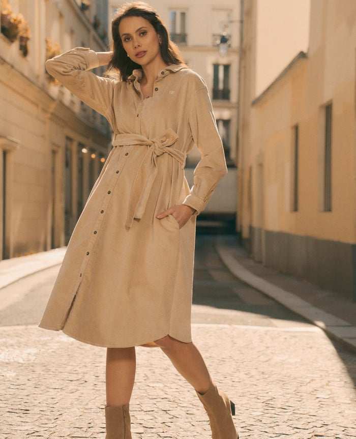 Nursing Dress Jude Hazelnut