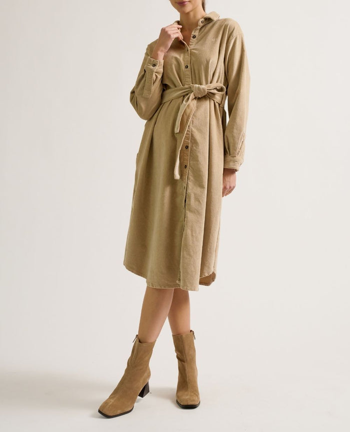 Nursing Dress Jude Hazelnut