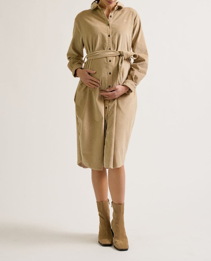 Nursing Dress Jude Hazelnut