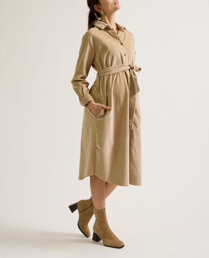 Nursing Dress Jude Hazelnut