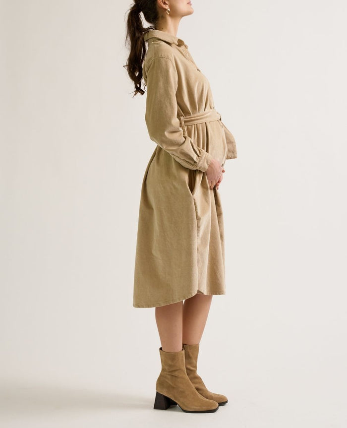 Nursing Dress Jude Hazelnut