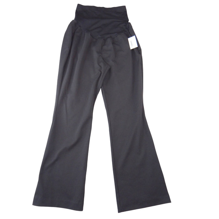 NWT Sonoma Goods For Life Maternity Flare Pants Black Over Belly XXL0