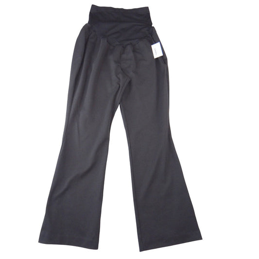 NWT Sonoma Goods For Life Maternity Flare Pants Black Over Belly XXL0