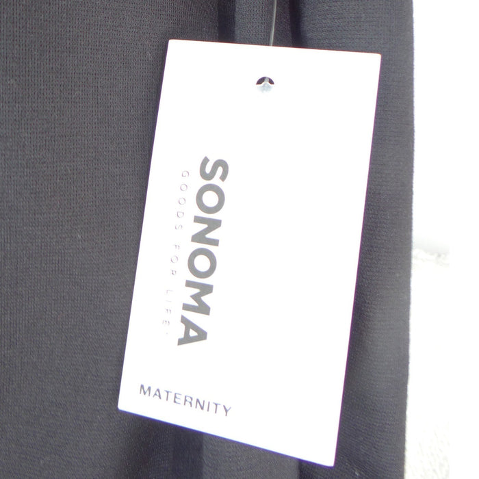 NWT Sonoma Goods For Life Maternity Flare Pants Black Over Belly XXL2