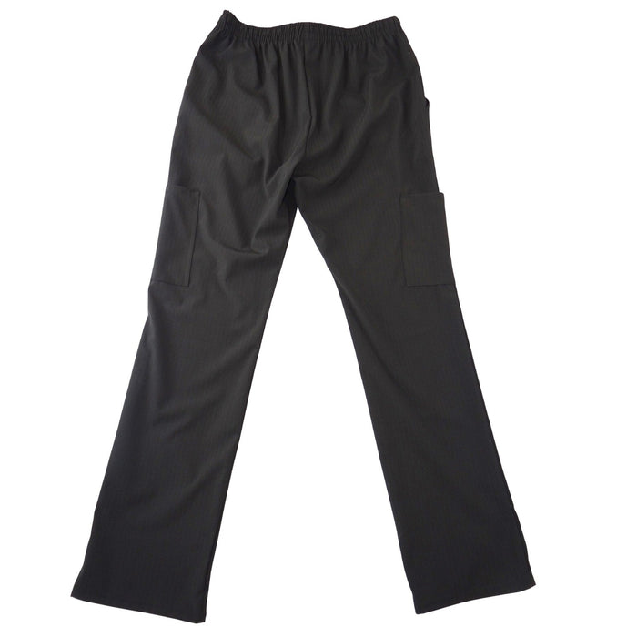 NWT Unique Scrubs Black Cargo Scrub Pants Tapered Fit 4 Way Stretch Size L Women4