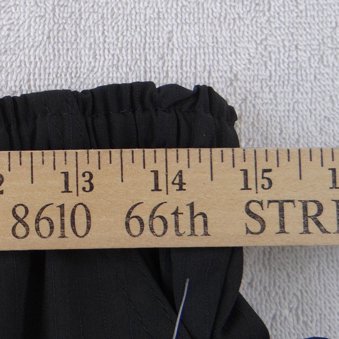 NWT Unique Scrubs Black Cargo Scrub Pants Tapered Fit 4 Way Stretch Size L Women5