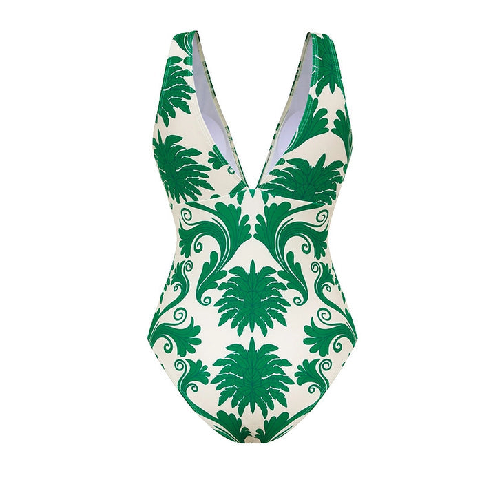 Oasis V-Neck Swimsuit - Green